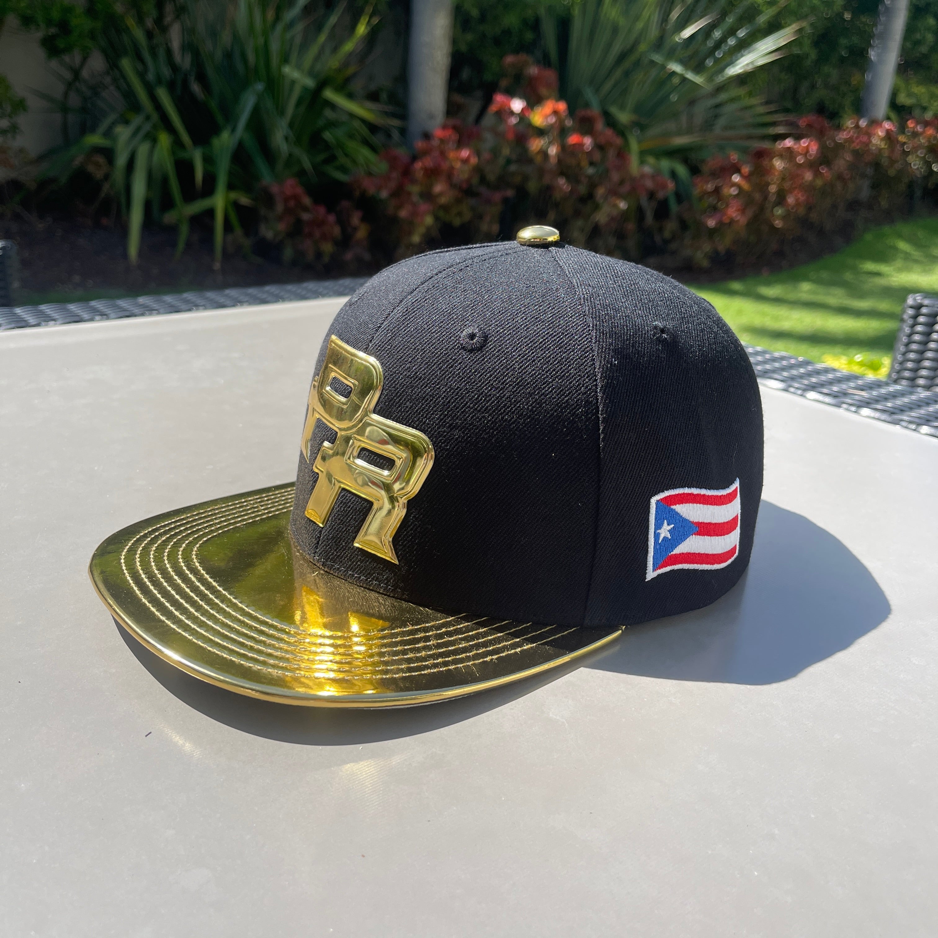 Snapback Cap, Puerto Rico Flor De Maga Coqui Taino Embroidered Hat Snapback Cap, Puerto Rico Flor De Maga Coqui Taino Embroidered Hat