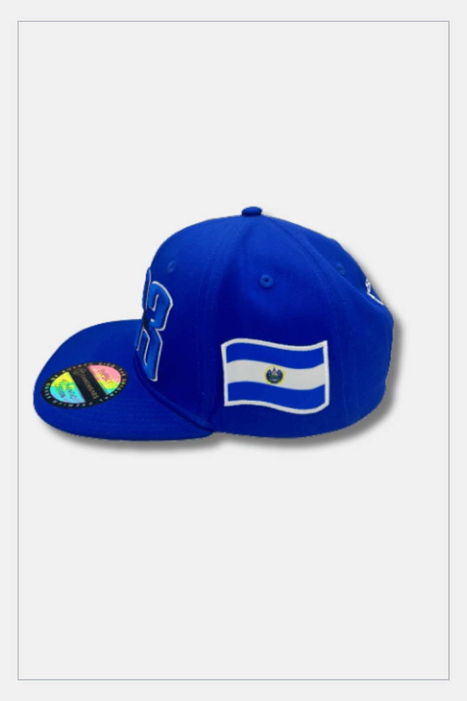 El Salvador Caps Exclusive Design blue - Tainowears NYC