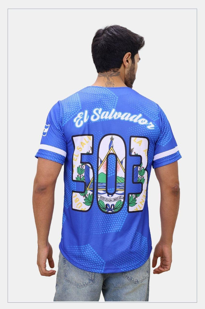 El Salvador Jersey Blue - Tainowears NYC