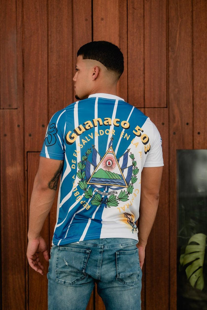 El Salvador t-shirt ,Guanaco 503, Short Sleeve, Unisex - Tainowears NYC