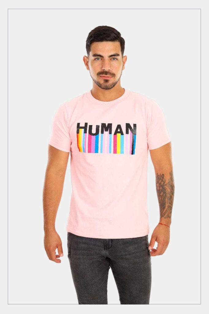 Pride t-shirt LGTBQ community Gay model Human, pink - Tainowears NYC
