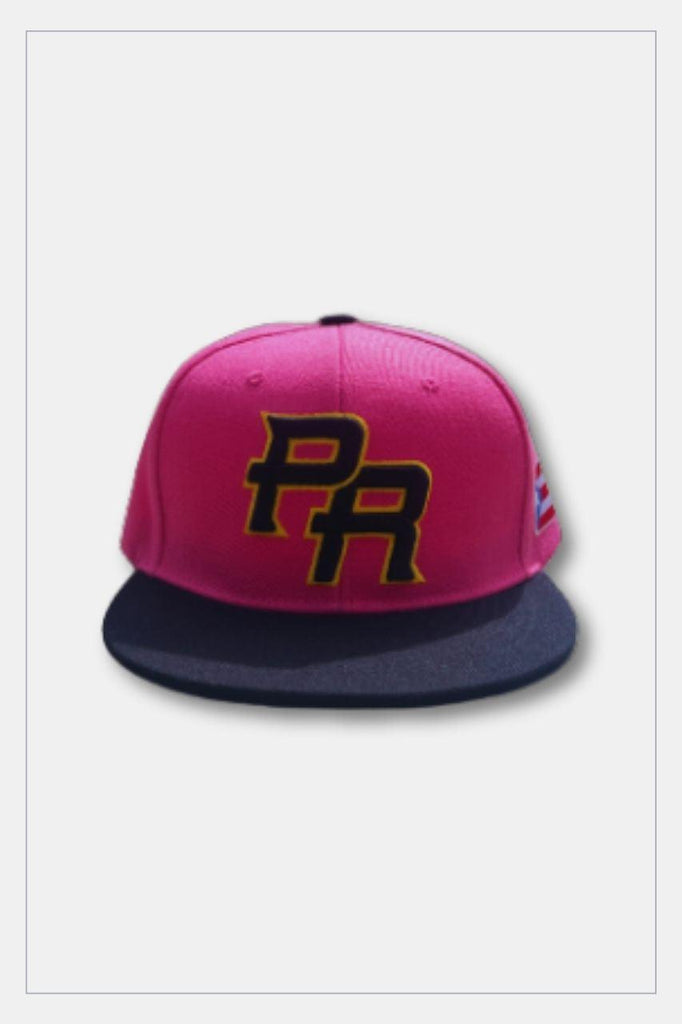 Puerto Rico Caps Exclusive Design Black Pink PR - Tainowears NYC