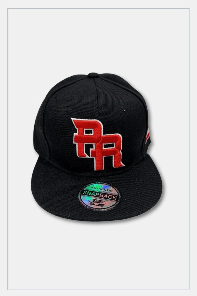 Puerto Rico Caps Exclusive Design Black PR Red - Tainowears NYC