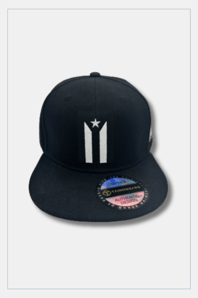 Puerto Rico Caps Exclusive Design Black - Tainowears NYC