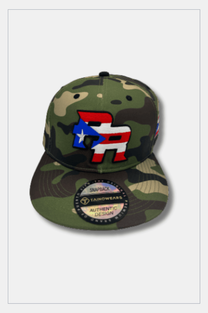 Puerto Rico Caps - Snapback Military PR - Tainowears NYC